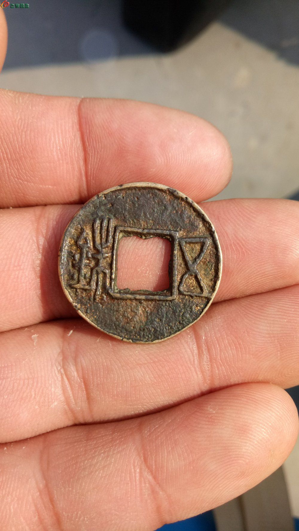 五币钱(五帝钱入户门口摆放图)
